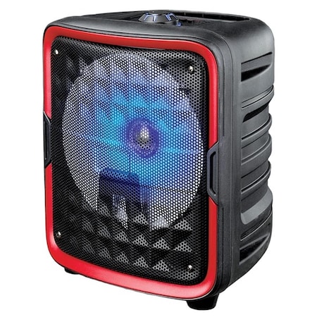 Cb Distributing 8 in. Bluetooth Speaker with True Wireless Technology, Red ST3213584